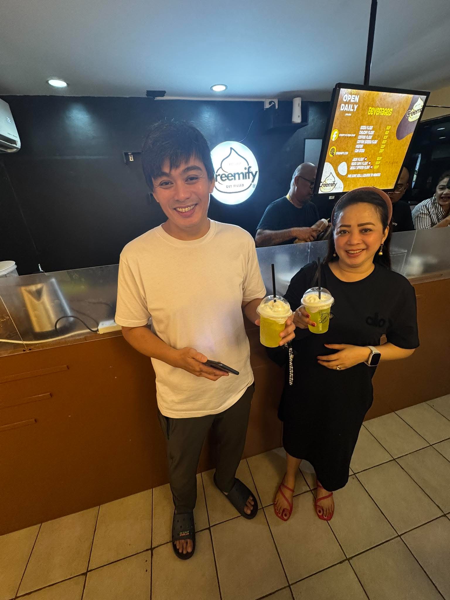 Happy customer enjoying Creemify