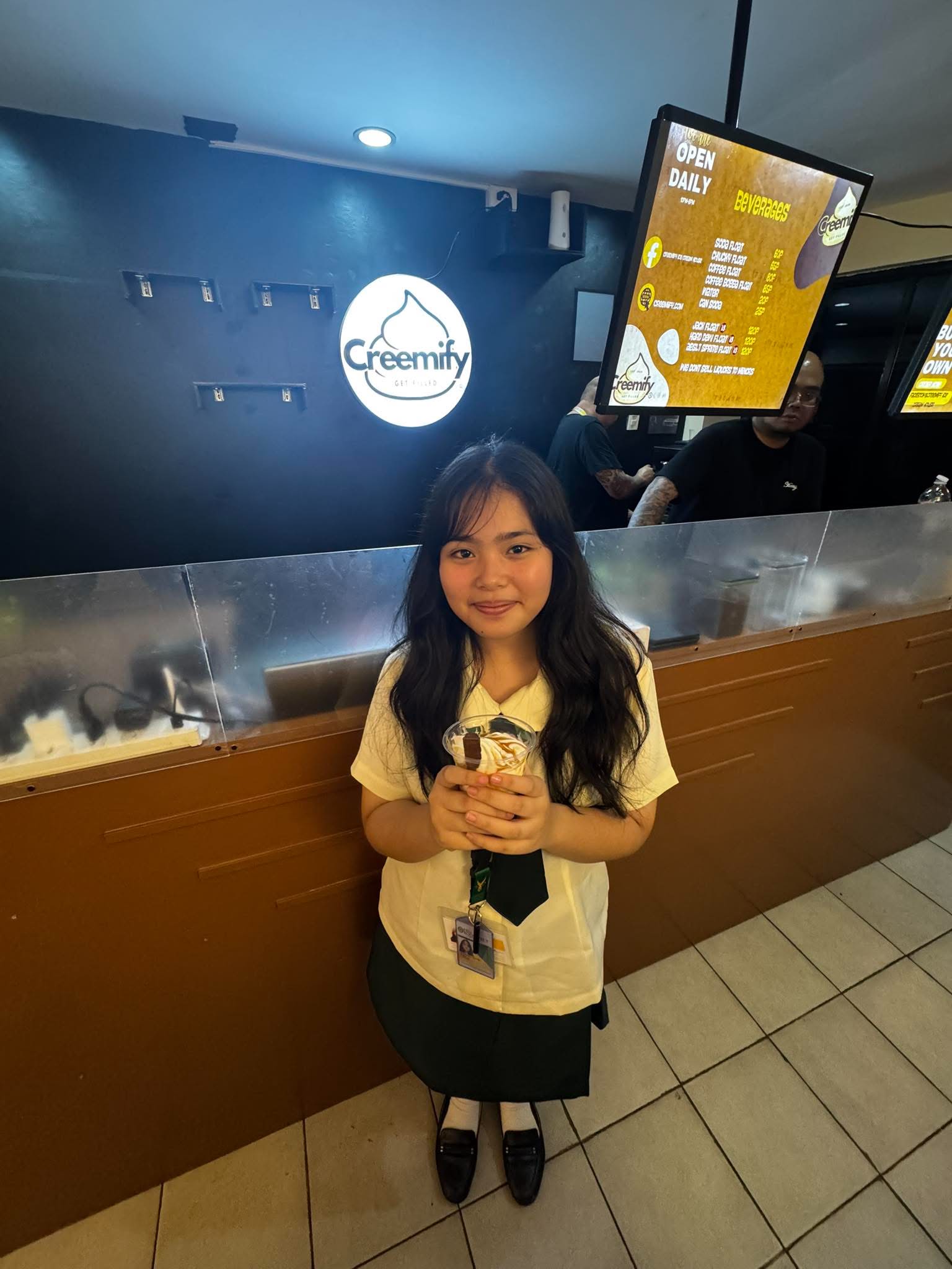 Happy customer enjoying Creemify